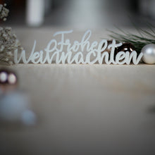 Lade das Bild in den Galerie-Viewer, 3D - Schriftzug Frohe Weihnachten