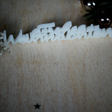 Lade das Bild in den Galerie-Viewer, 3D - Schriftzug Frohe Weihnachten