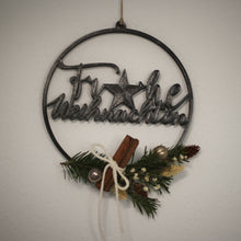 Lade das Bild in den Galerie-Viewer, Dekoring "Frohe Weihnachten"