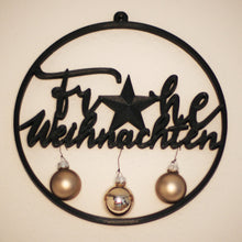 Lade das Bild in den Galerie-Viewer, Dekoring "Frohe Weihnachten"