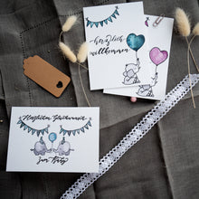 Lade das Bild in den Galerie-Viewer, Postkarten - Herzlich Willkommen Baby