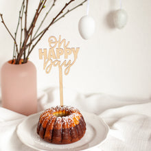 Lade das Bild in den Galerie-Viewer, Caketopper / Muffintopper "oh happy day"