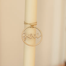 Lade das Bild in den Galerie-Viewer, Zahlenringe aus Holz (eins bis vier)