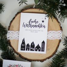 Lade das Bild in den Galerie-Viewer, Klappkarten Weihnachtlich