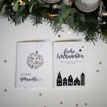 Lade das Bild in den Galerie-Viewer, Klappkarten Weihnachtlich