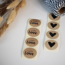 Lade das Bild in den Galerie-Viewer, Sticker herz &amp; withlove
