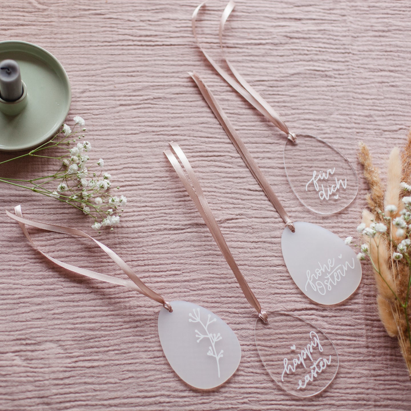 Osteranhänger-Bundle mit 4 Motiven