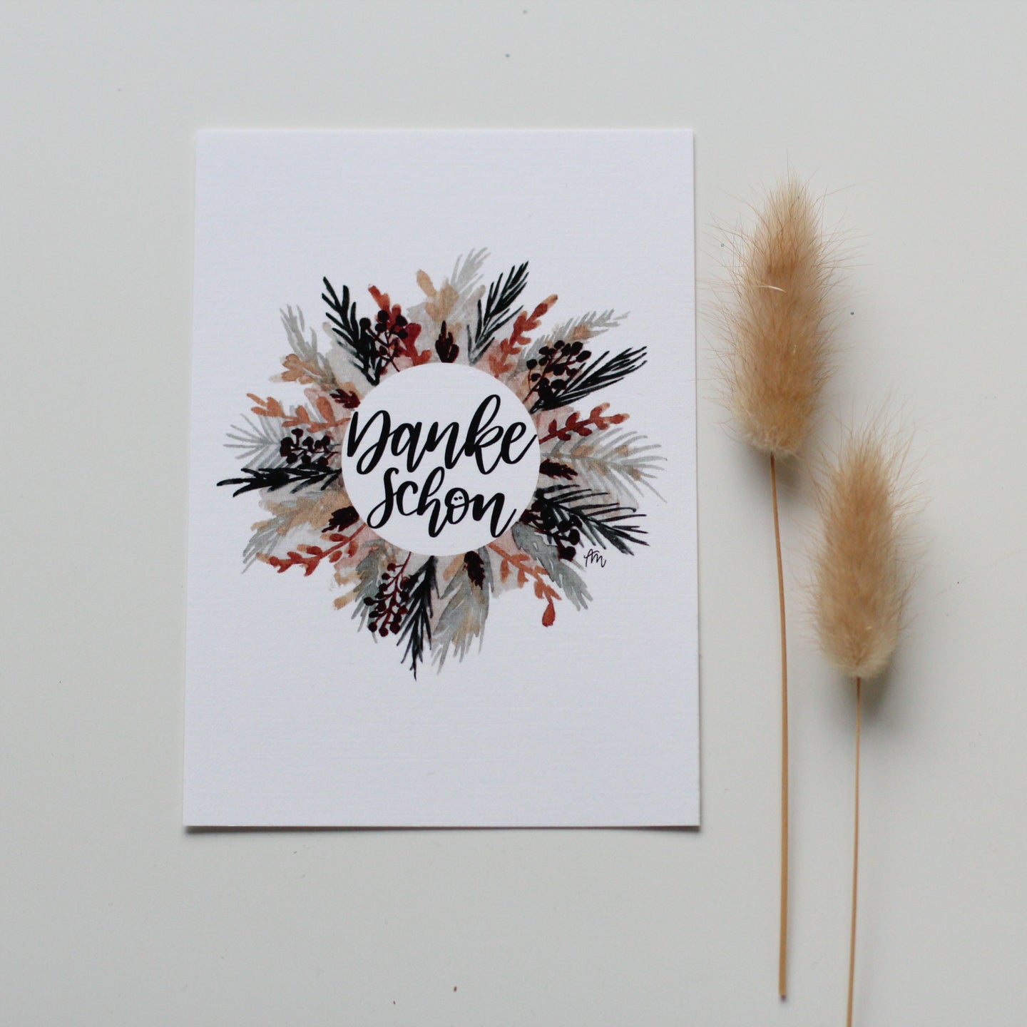 Postkarte - Dankeschön